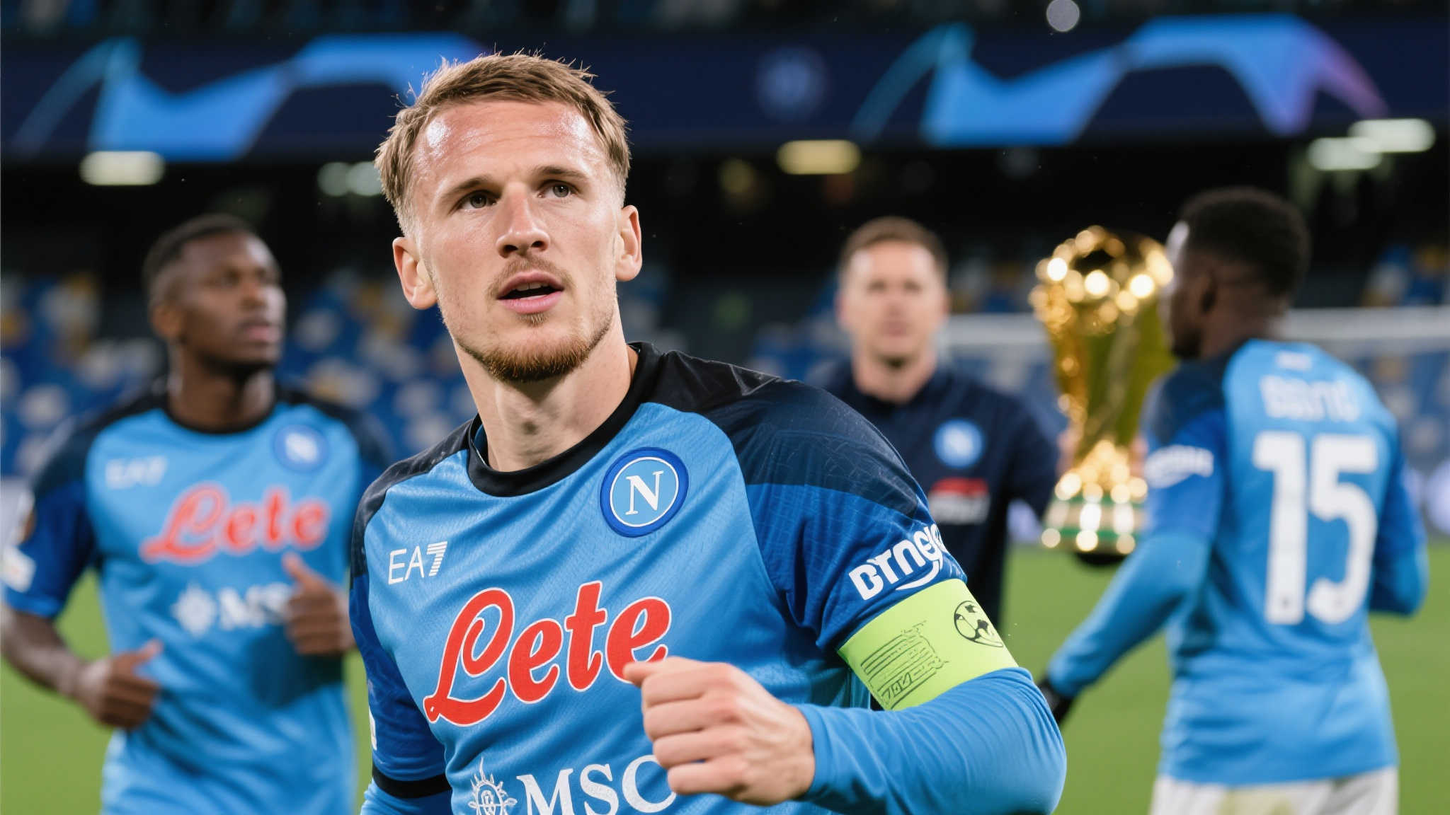 此外，那不勒斯正在全力冲刺欧冠冠军，其阵容深度显然